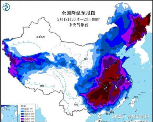 全国天气降温最新消息，寒潮来袭，多地气温骤降，民众需注意防寒保暖