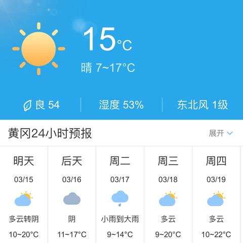黄冈天气预报15天查询，掌握未来两周天气，从容规划生活