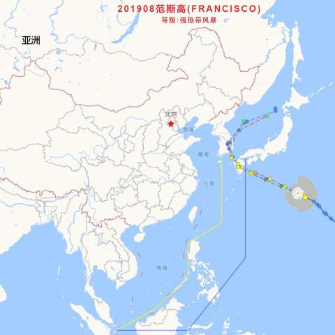 今年第4号台风最新消息，强度升级，路径东调，这些地区需高度警惕