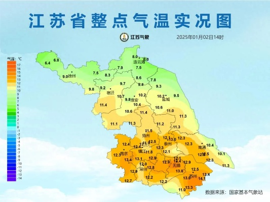 江苏未来十五天，晴雨交替，气温先升后降